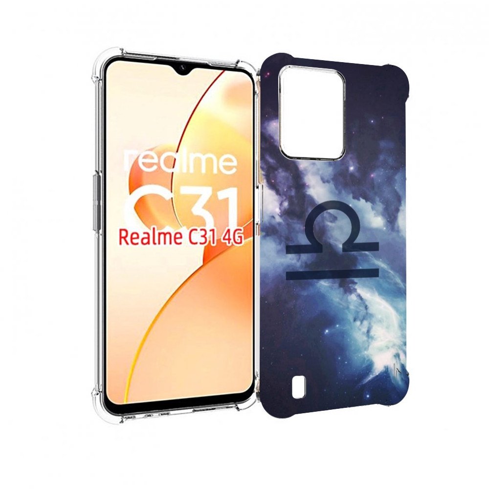 

Чехол MyPads знак зодиака весы 5 для OPPO Realme C31, Прозрачный, Tocco