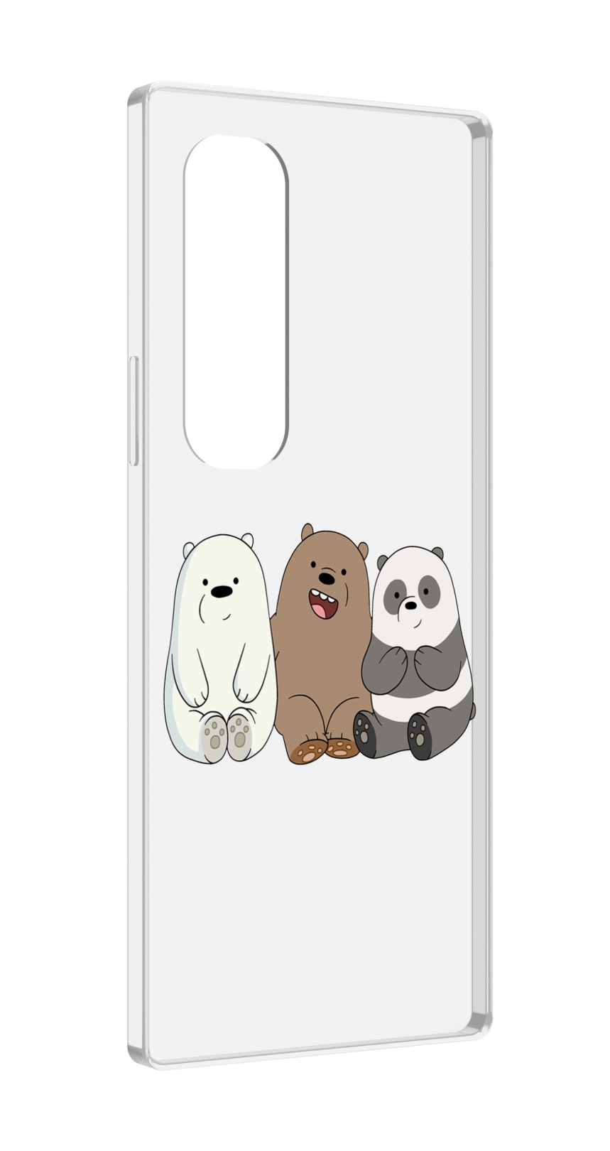 

Чехол MyPads панды детский для Samsung Galaxy Z Fold 4 (SM-F936), Прозрачный, Tocco