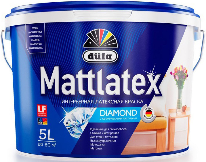 фото Краска интерьерная dufa mattlatex rd100 (5л)