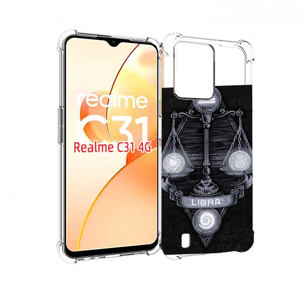 

Чехол MyPads знак зодиака весы 2 для OPPO Realme C31, Прозрачный, Tocco