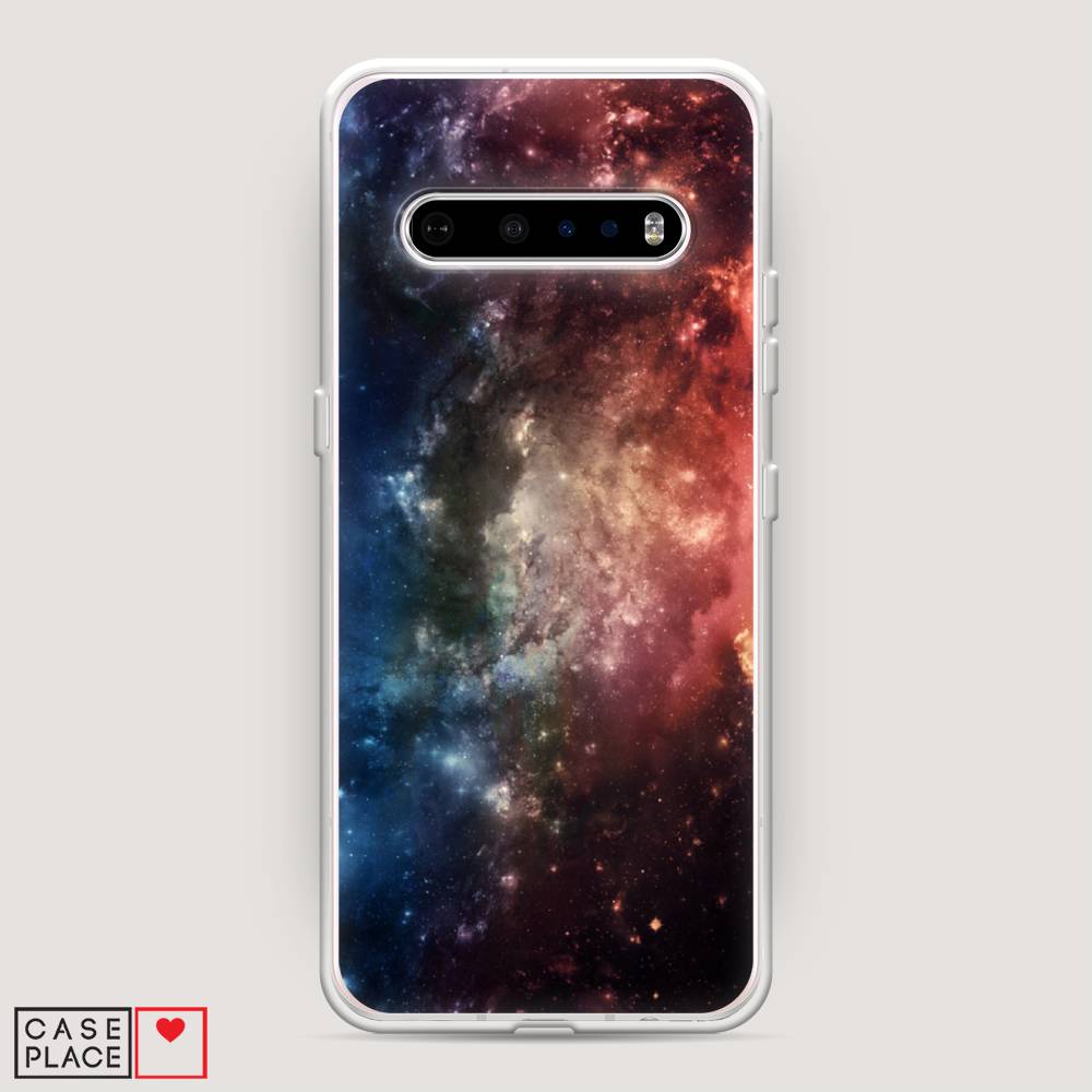 

Чехол Awog на LG V60 ThinQ 5G "Космос", Синий;бежевый;красный, 84250-4