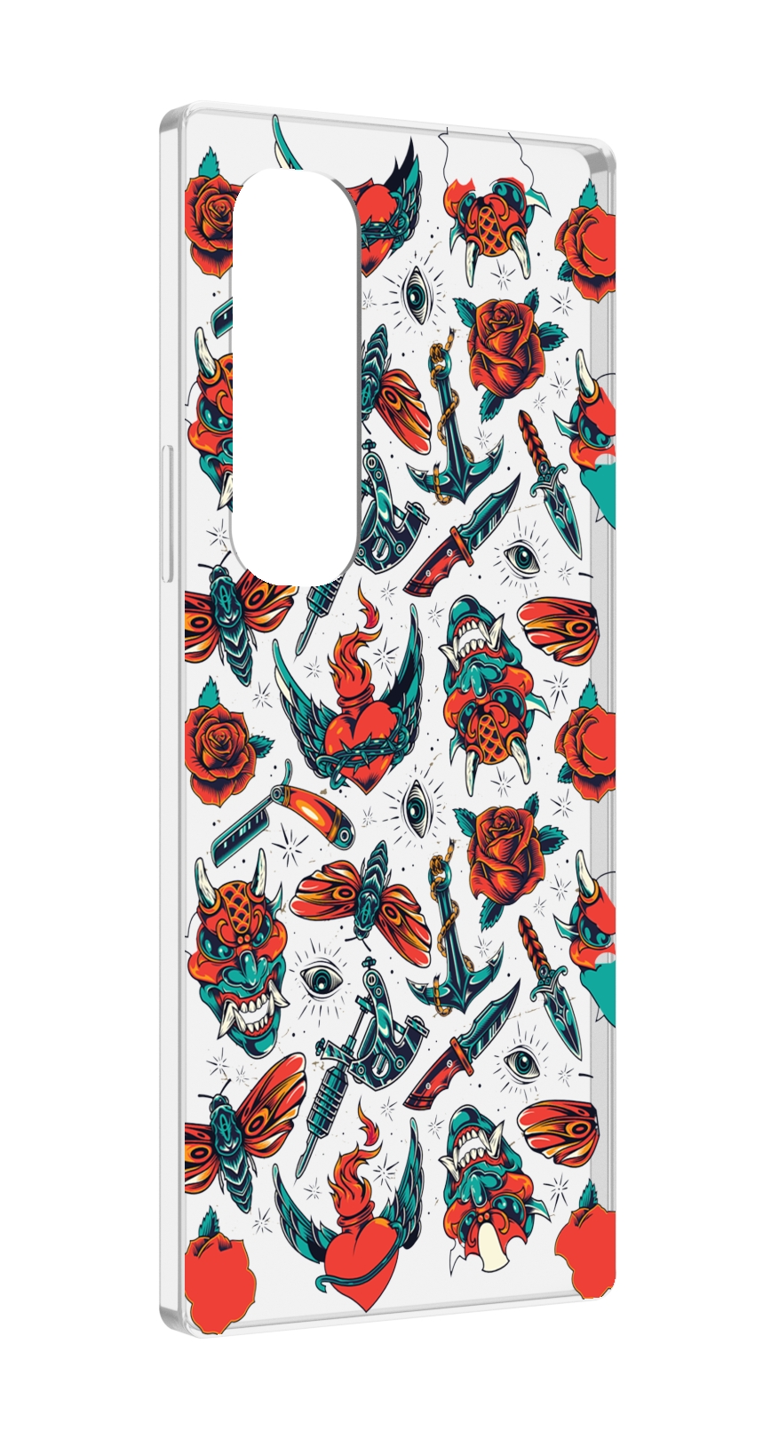 

Чехол MyPads олд-скул-пак для Samsung Galaxy Z Fold 4 (SM-F936), Прозрачный, Tocco