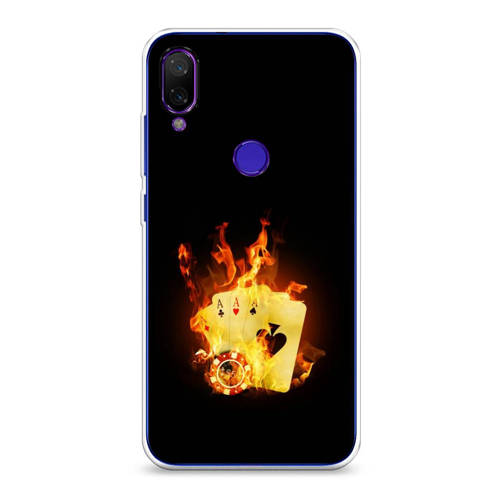 

Чехол Awog на Xiaomi Mi Play "Горящие карты", Разноцветный, 35350-9