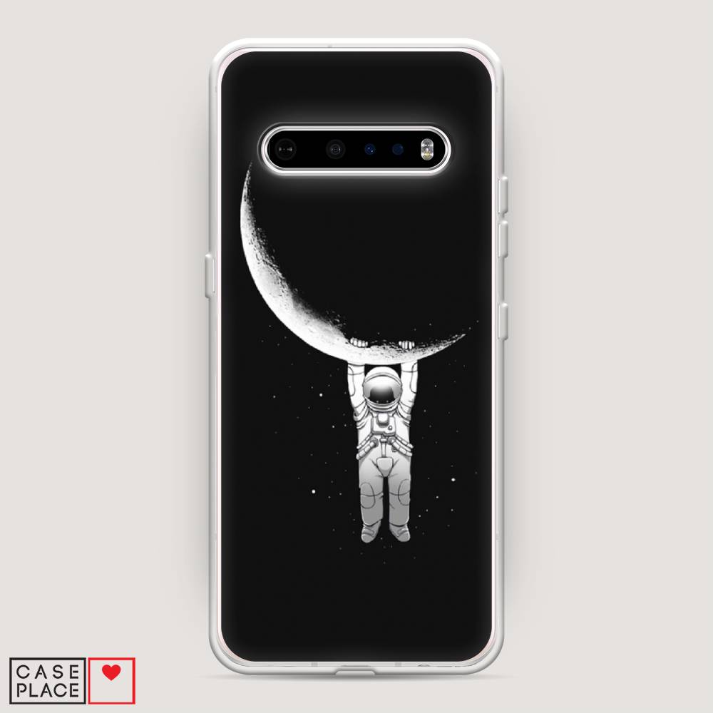 

Чехол Awog на LG V60 ThinQ 5G "Космонавт", Белый;черный, 84250-4