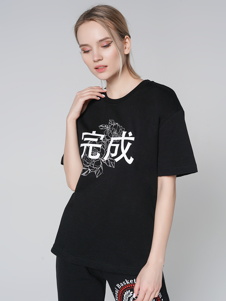 

Футболка женская ТВОЕ 86584 черная XL, 86584