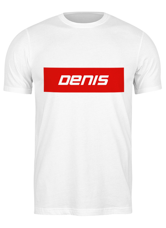 

Футболка мужская Printio Denis белая M, Белый, Denis