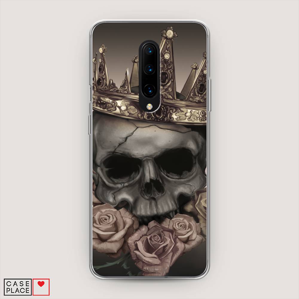 

Чехол Awog на OnePlus 8 / ВанПлас 8 "Череп 22", Серый;черный;бежевый, 151250-9