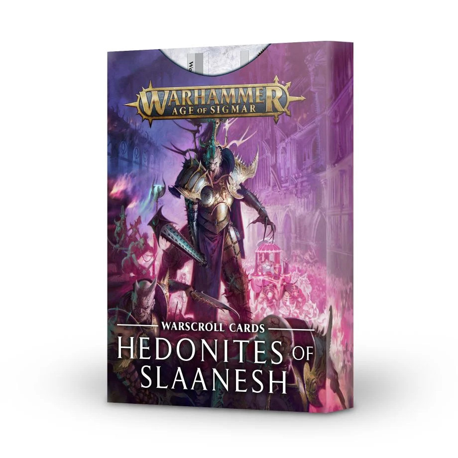 фото 83-71gw карты боевые свитки. гедонисты слаанеш warscrolls hedonites of slaanesh games workshop