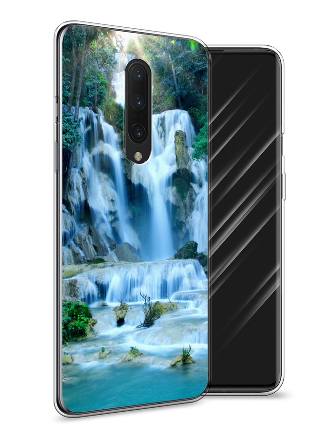 

Чехол Awog на OnePlus 8 / ВанПлас 8 "Водопад 8", Голубой;зеленый, 151250-4
