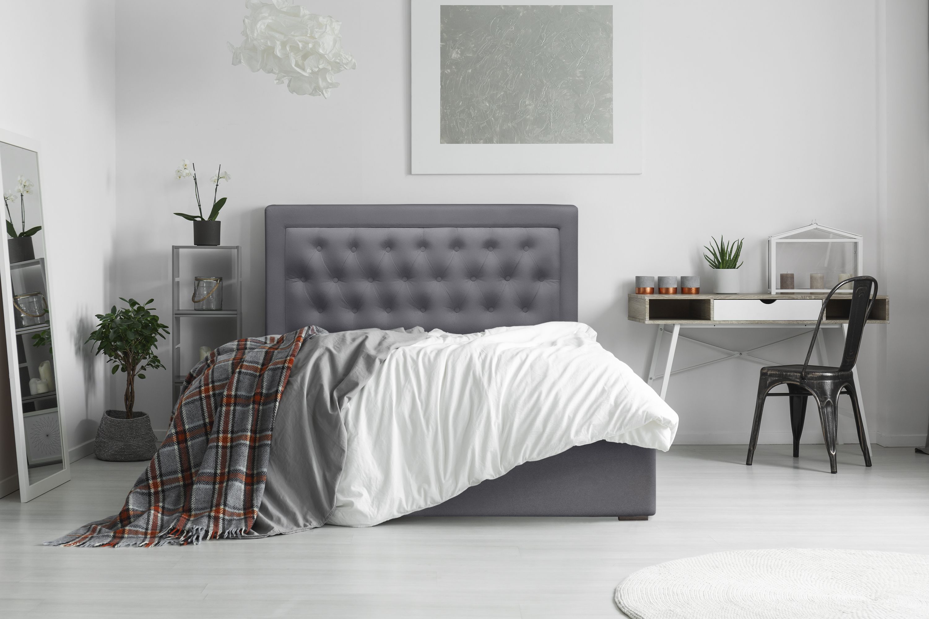 

Кровать Берёзка Грация 2 1,2 м Velutto 32, Серый, Грация 2