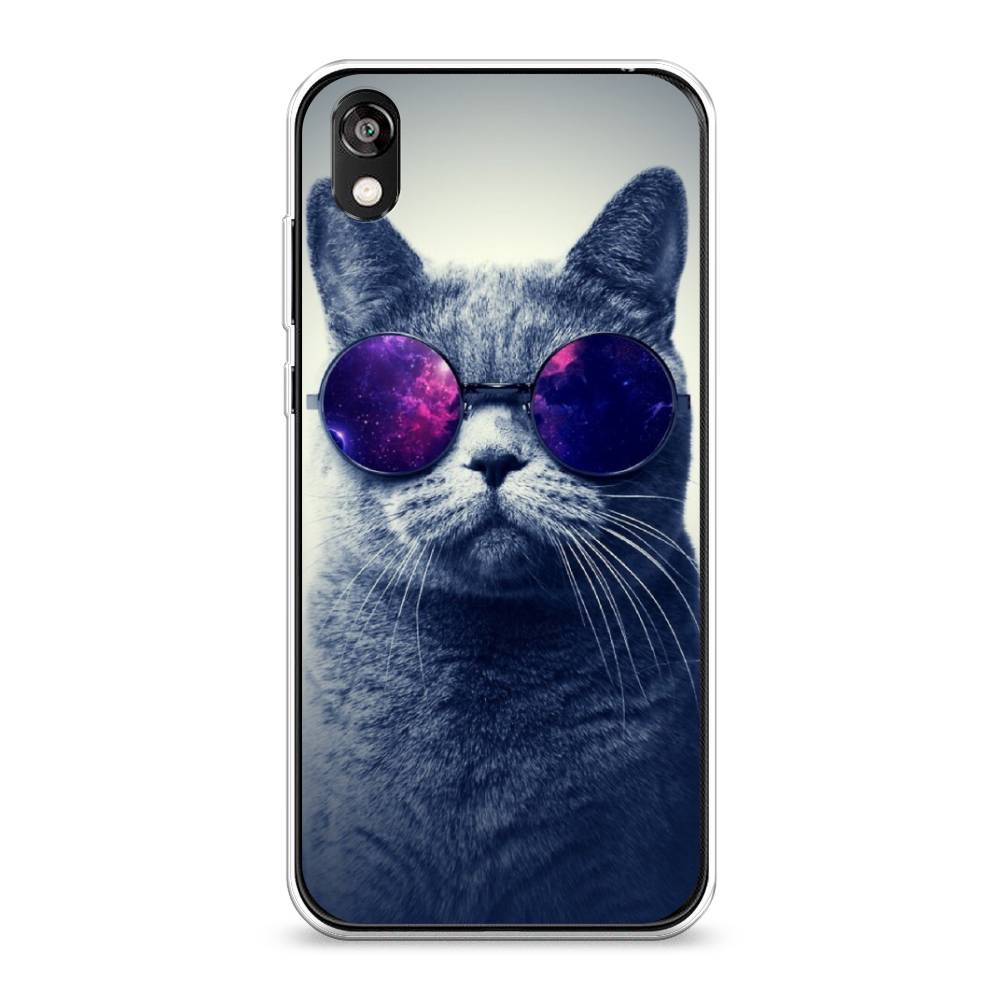 фото Чехол awog "космический кот" для honor 8s