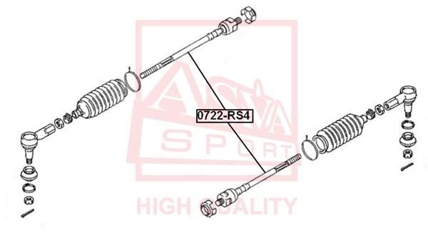 

Рулевая тяга ASVA 0722jb