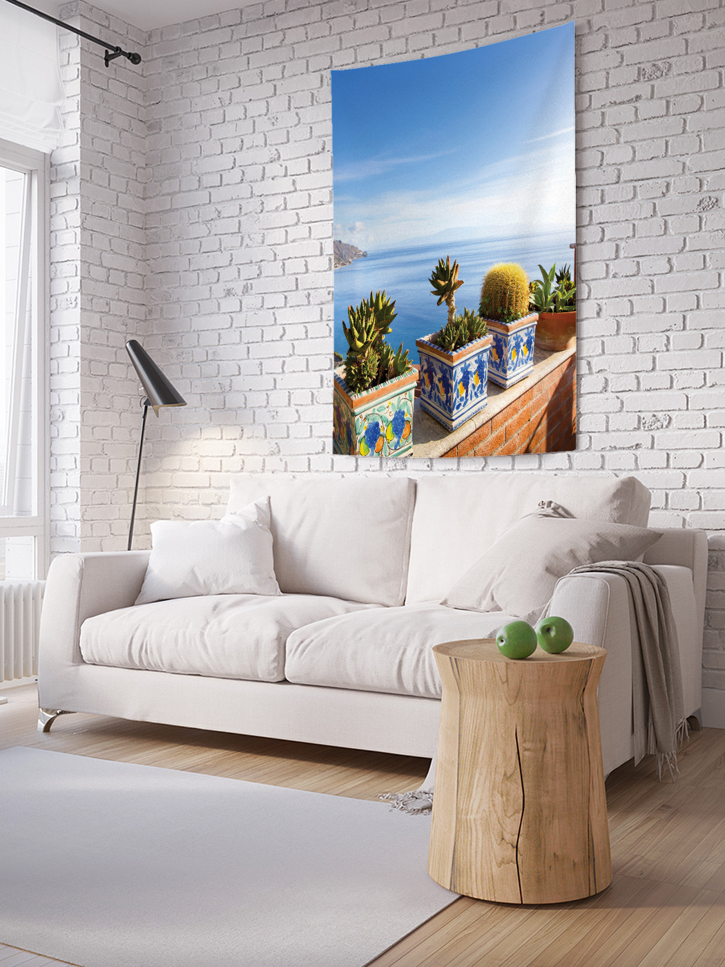 

Вертикальное фотопанно на стену JoyArty Сицилийский пейзаж 100x150 см, Сицилийский пейзаж