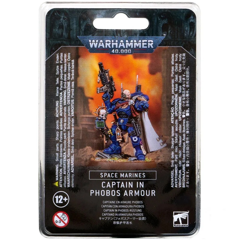 

48-68GW Набор Космодесант. Примарис Капитан в броне Фобос Space Marines Primaris Captain i