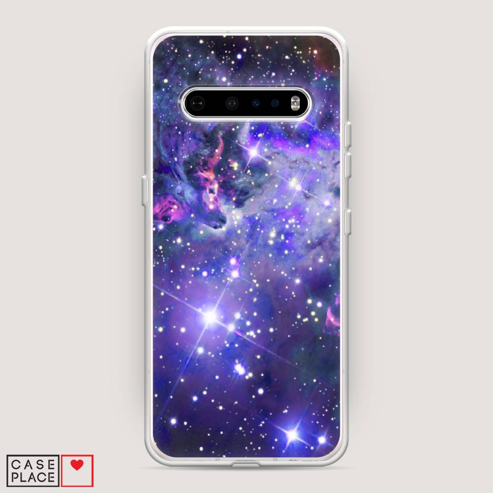 

Чехол Awog на LG V60 ThinQ 5G "Яркая галактика", Фиолетовый, 84250-4
