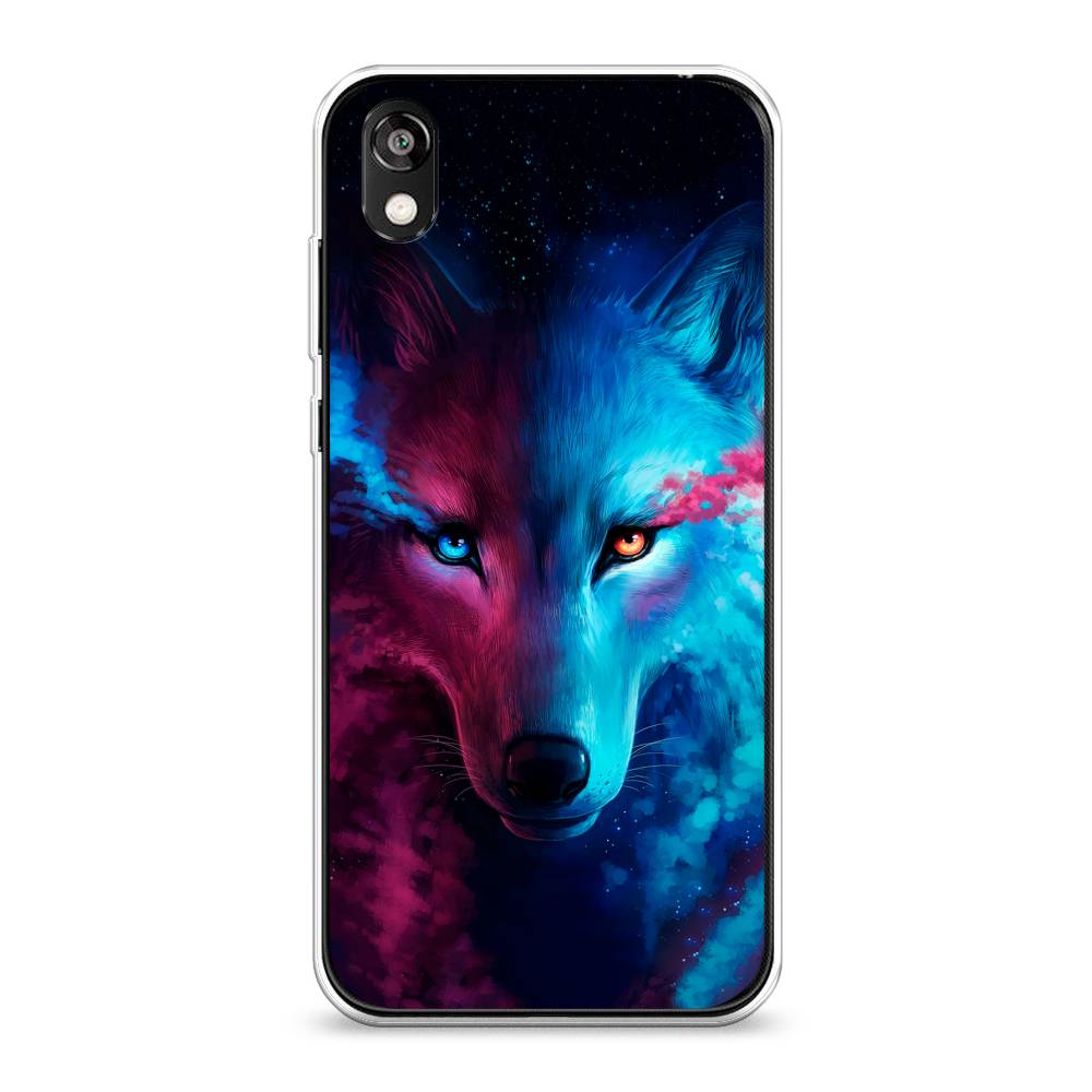 фото Чехол awog "волшебный волк" для honor 8s prime
