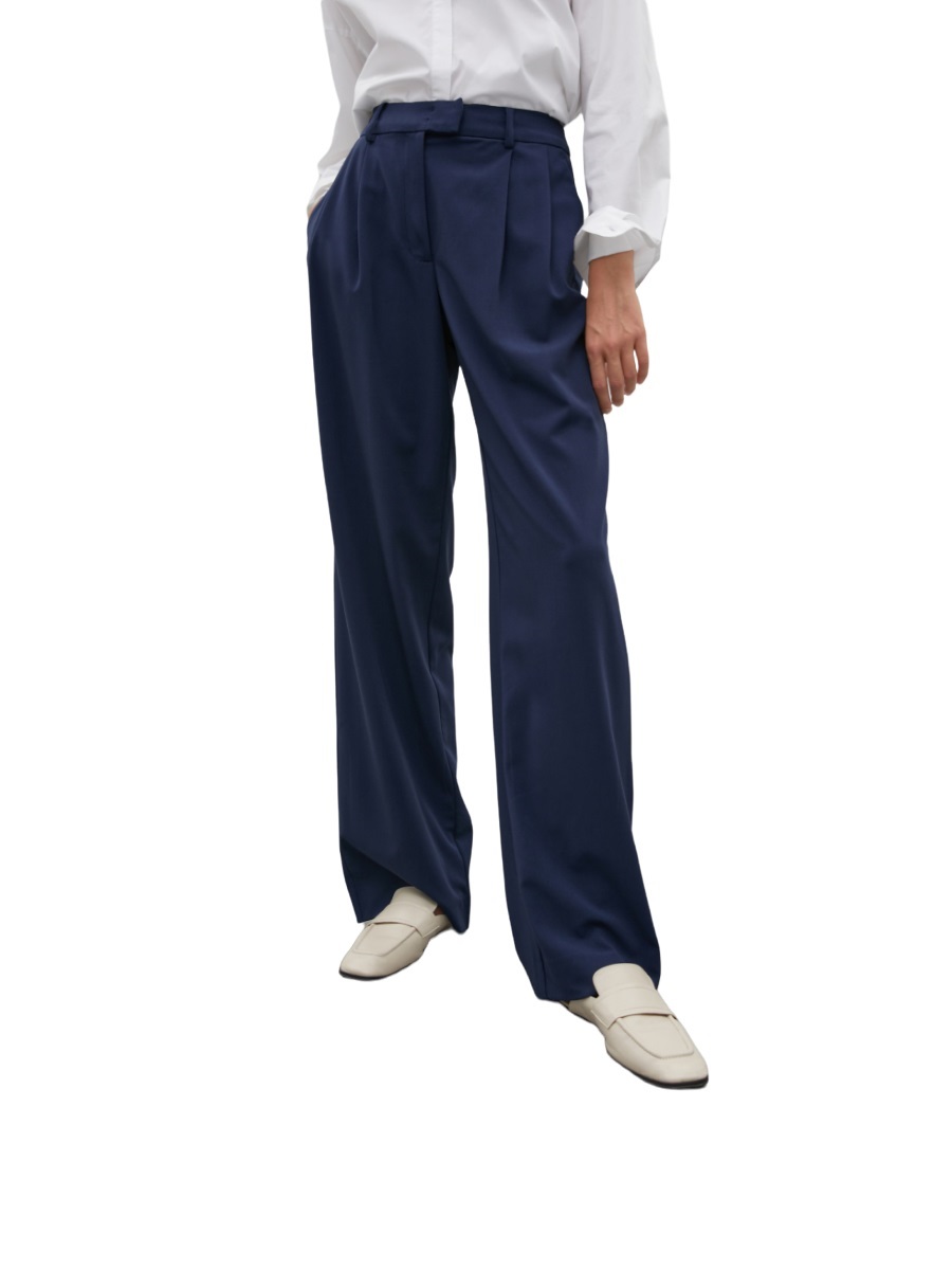 

Брюки женские Finn Flare FAC11072 синие XL, FAC11072