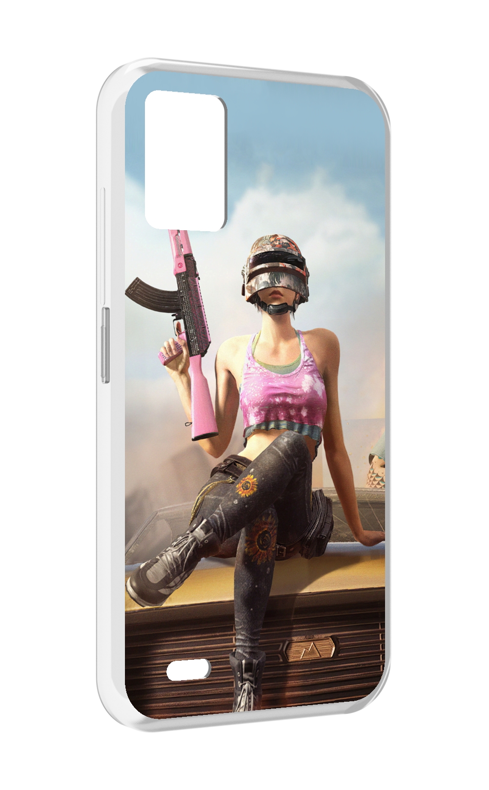 

Чехол MyPads девушка из PUBG для UMIDIGI Bison 1, Прозрачный, Tocco