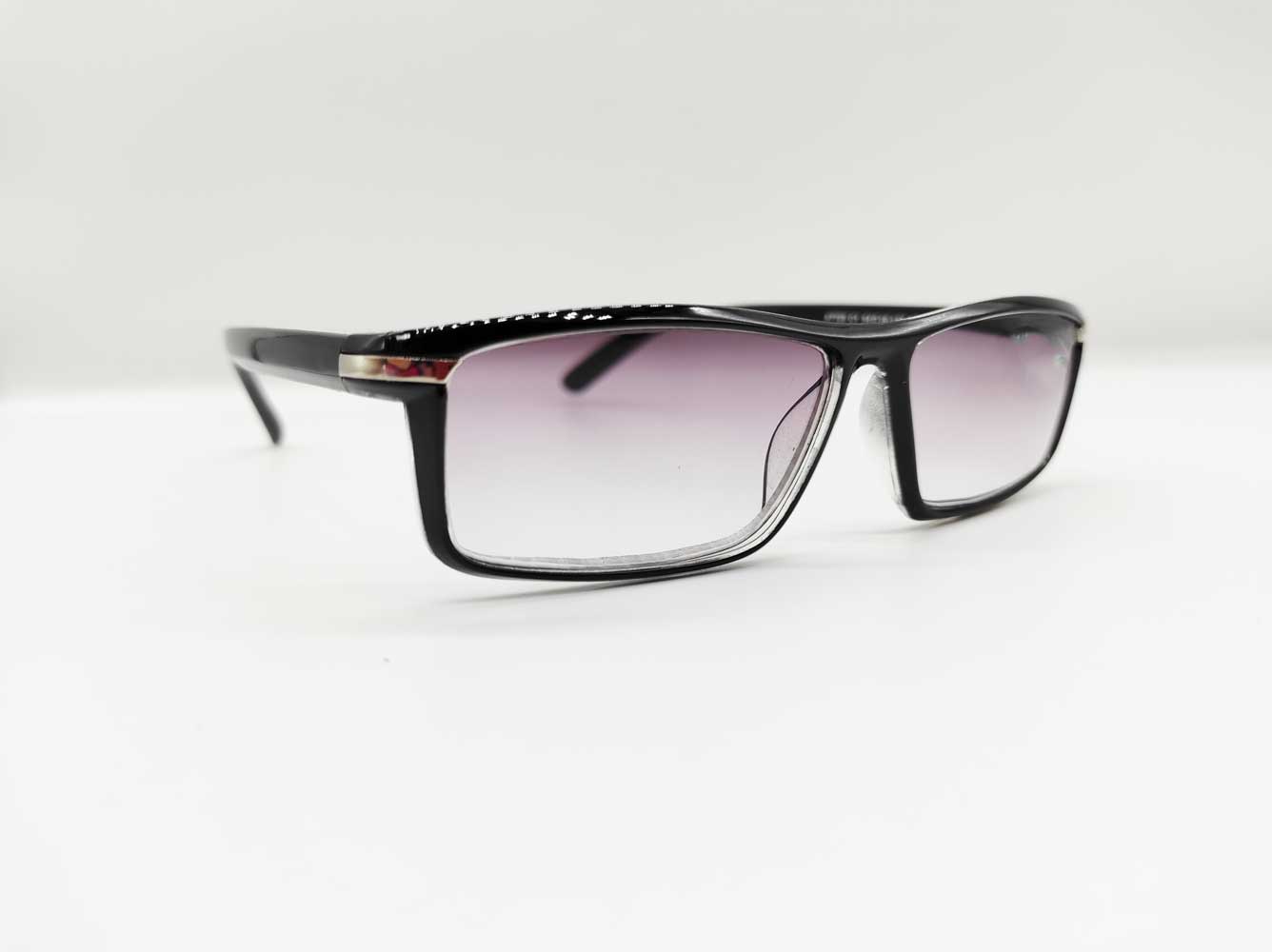 Коррегирующие очки FM7723 с тонировкой и UV защитой черные -5,50