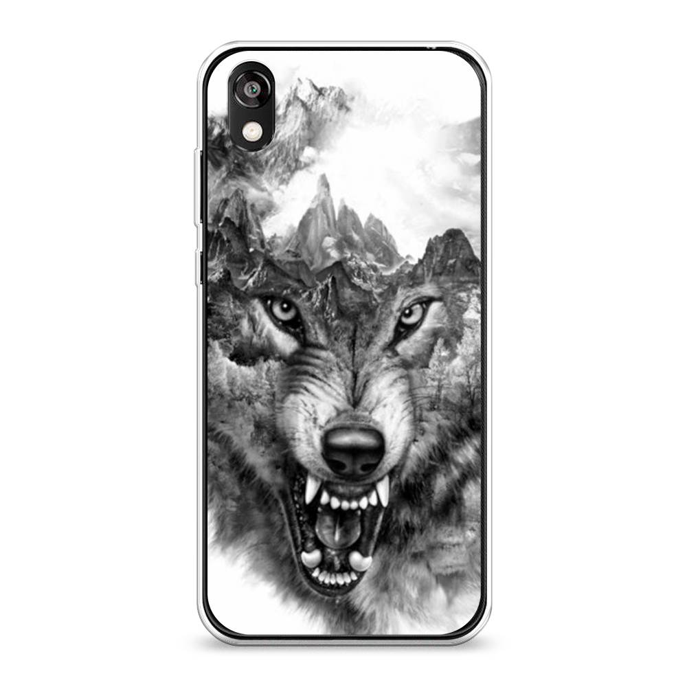 

Чехол Awog на Honor 8S Prime "Волк в горах", Разноцветный, 6103950-1