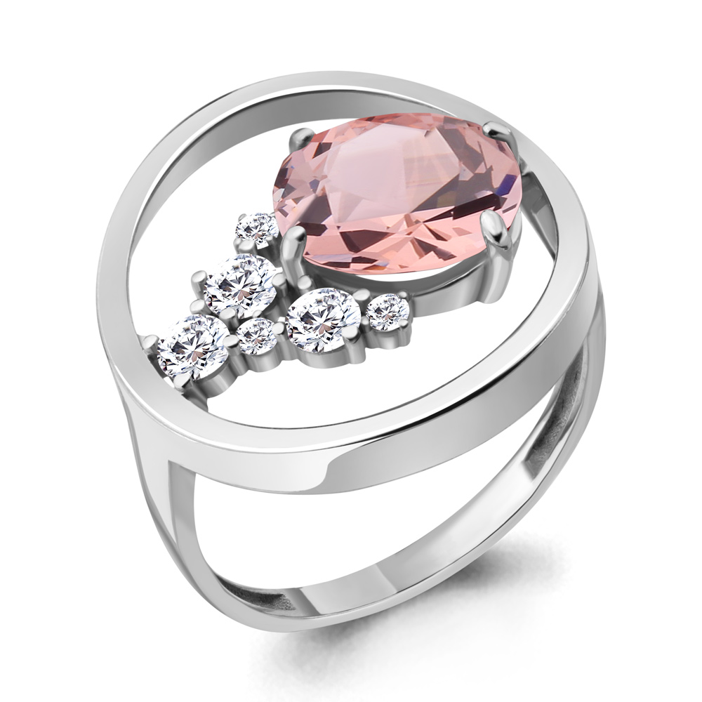 

Кольцо из серебра с морганитом р. 20,5 Aquamarine 6935390А_925_р, 6935390А_925_р
