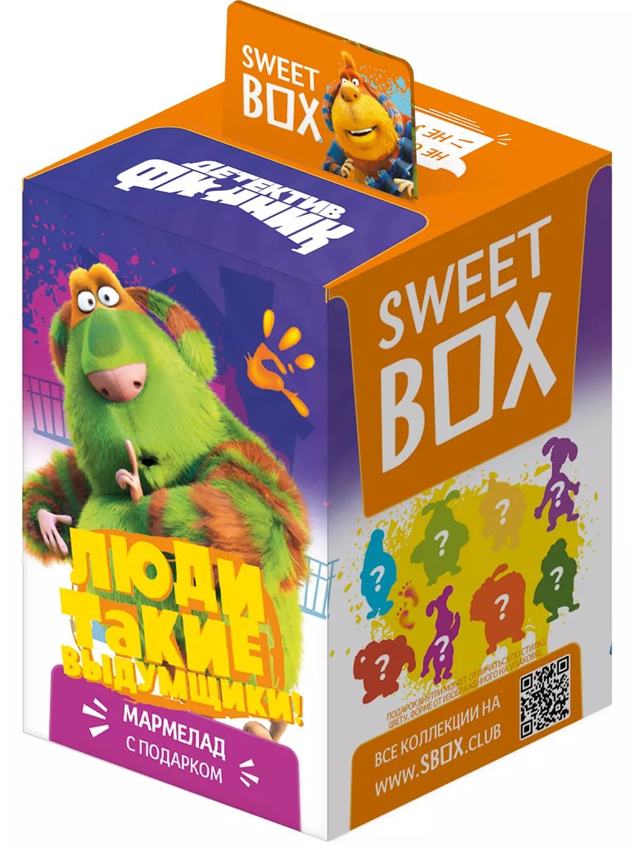 Мармелад Sweet Box Детектив Финник жевательный с игрушкой 70 г в ассортименте 345₽