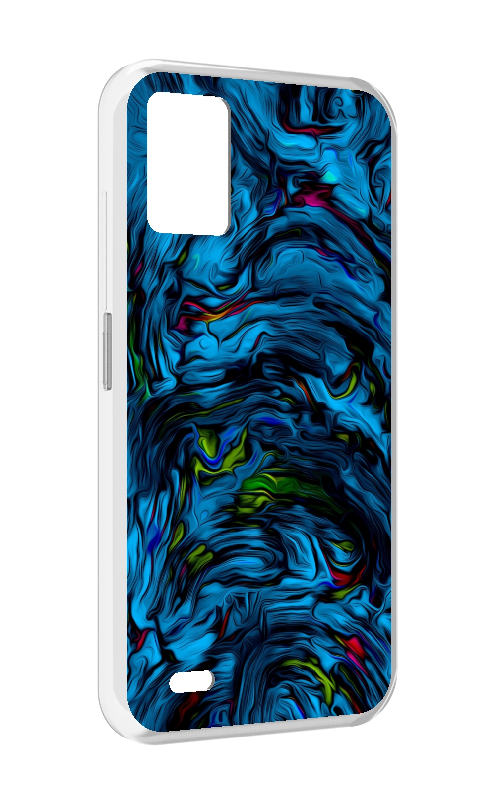 

Чехол MyPads голубая краска в темноте для UMIDIGI Bison 1, Прозрачный, Tocco