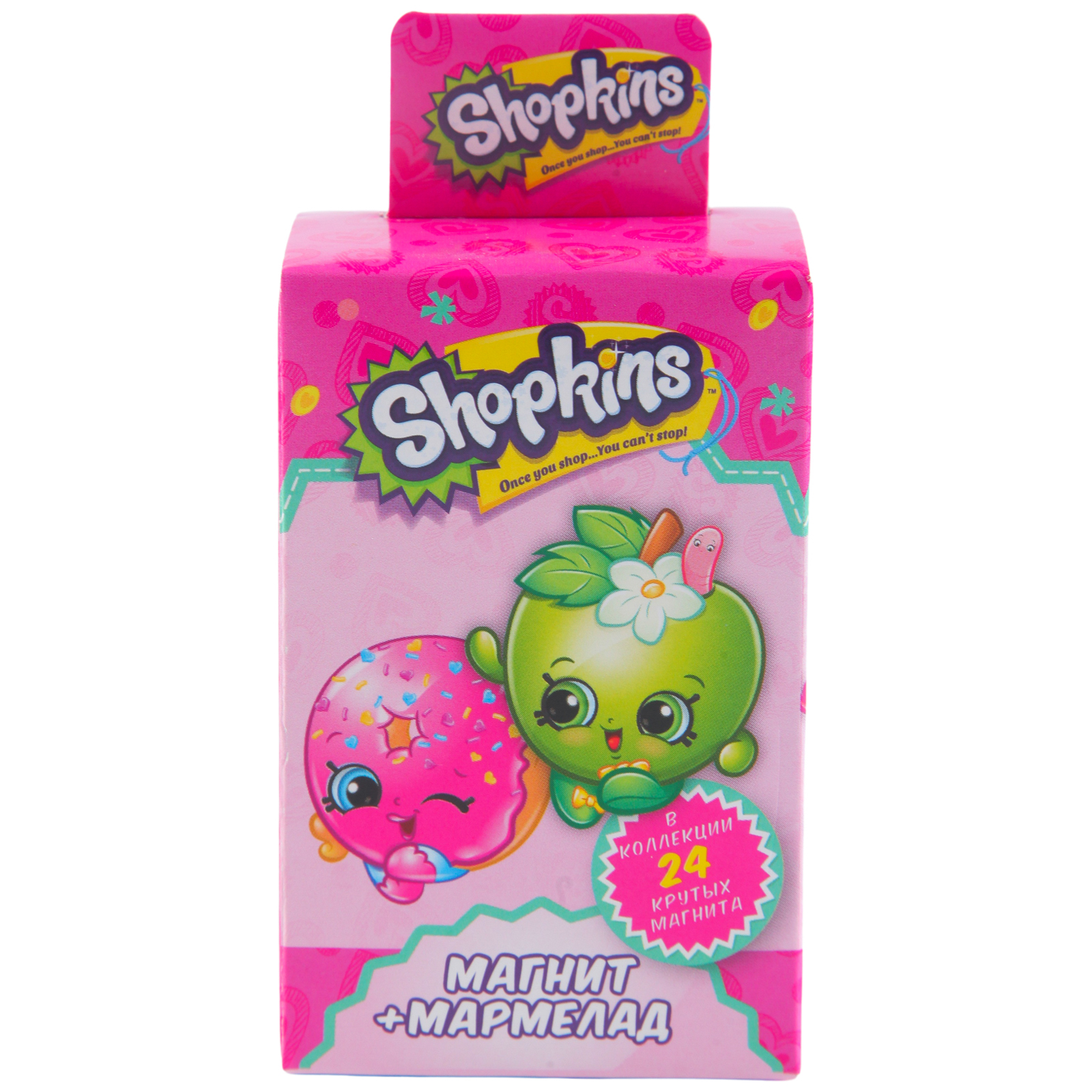 

Жевательный мармелад Shopkins с магнитом 10 г