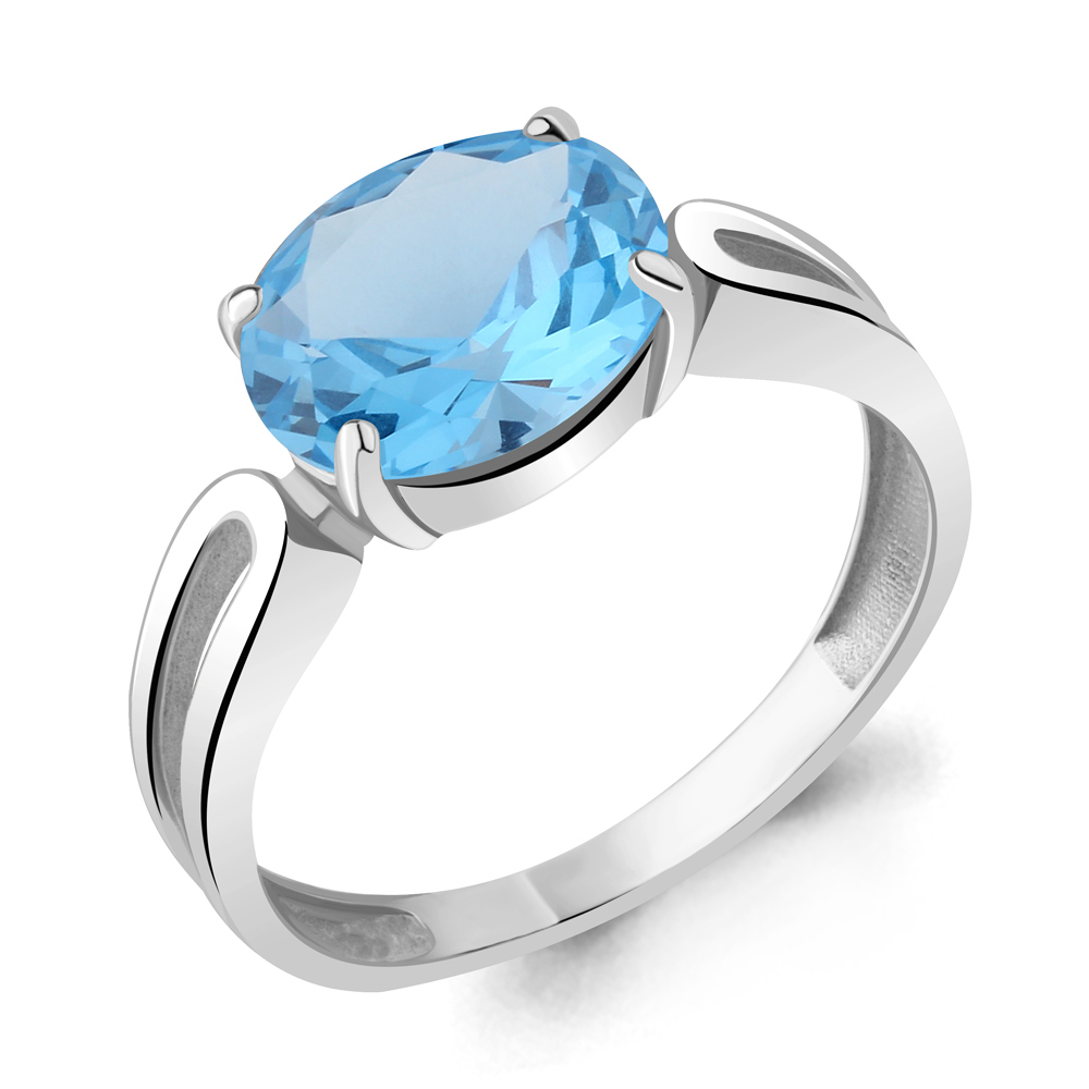

Кольцо из серебра с топазом р.  Aquamarine 6935292_925_р, 6935292_925_р