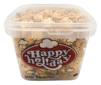 

Попкорн Happy Holiday карамельный 200 г