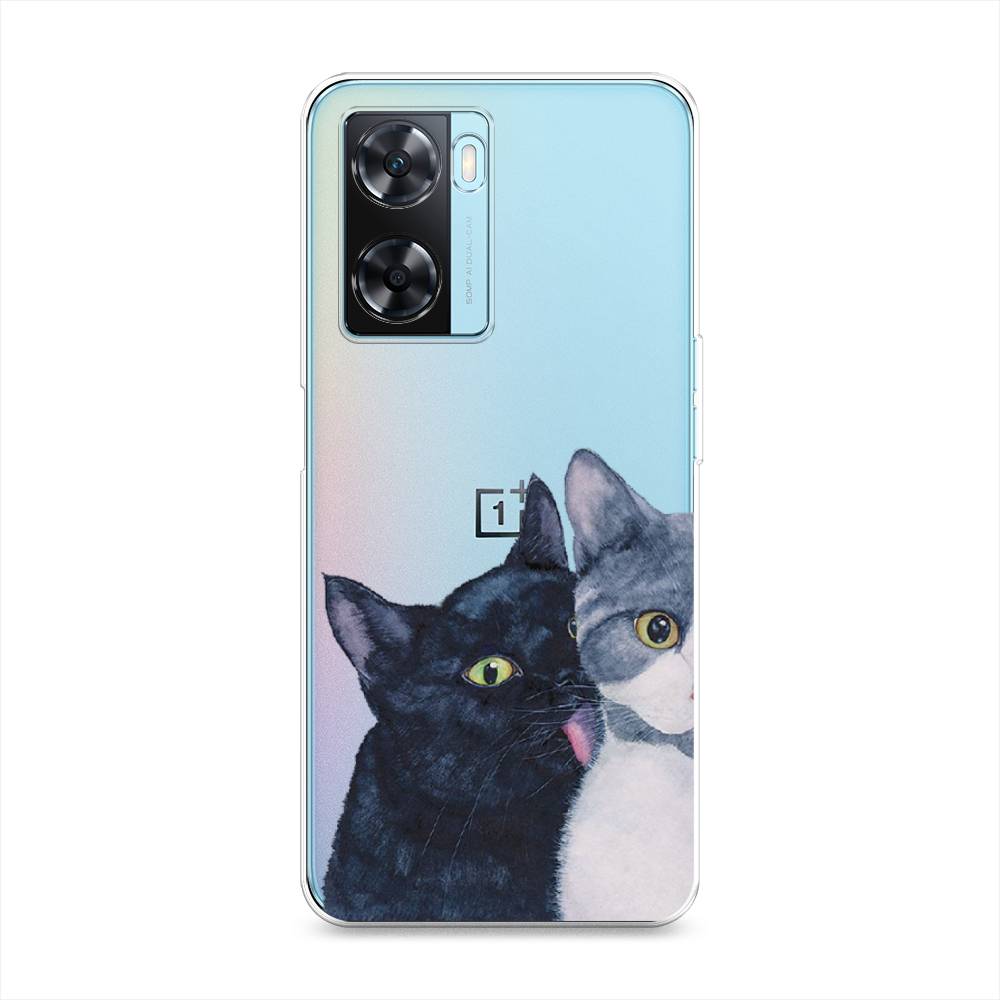 

Чехол Awog на OnePlus Nord N20 SE "Кошачья любовь", Синий, 153450-1
