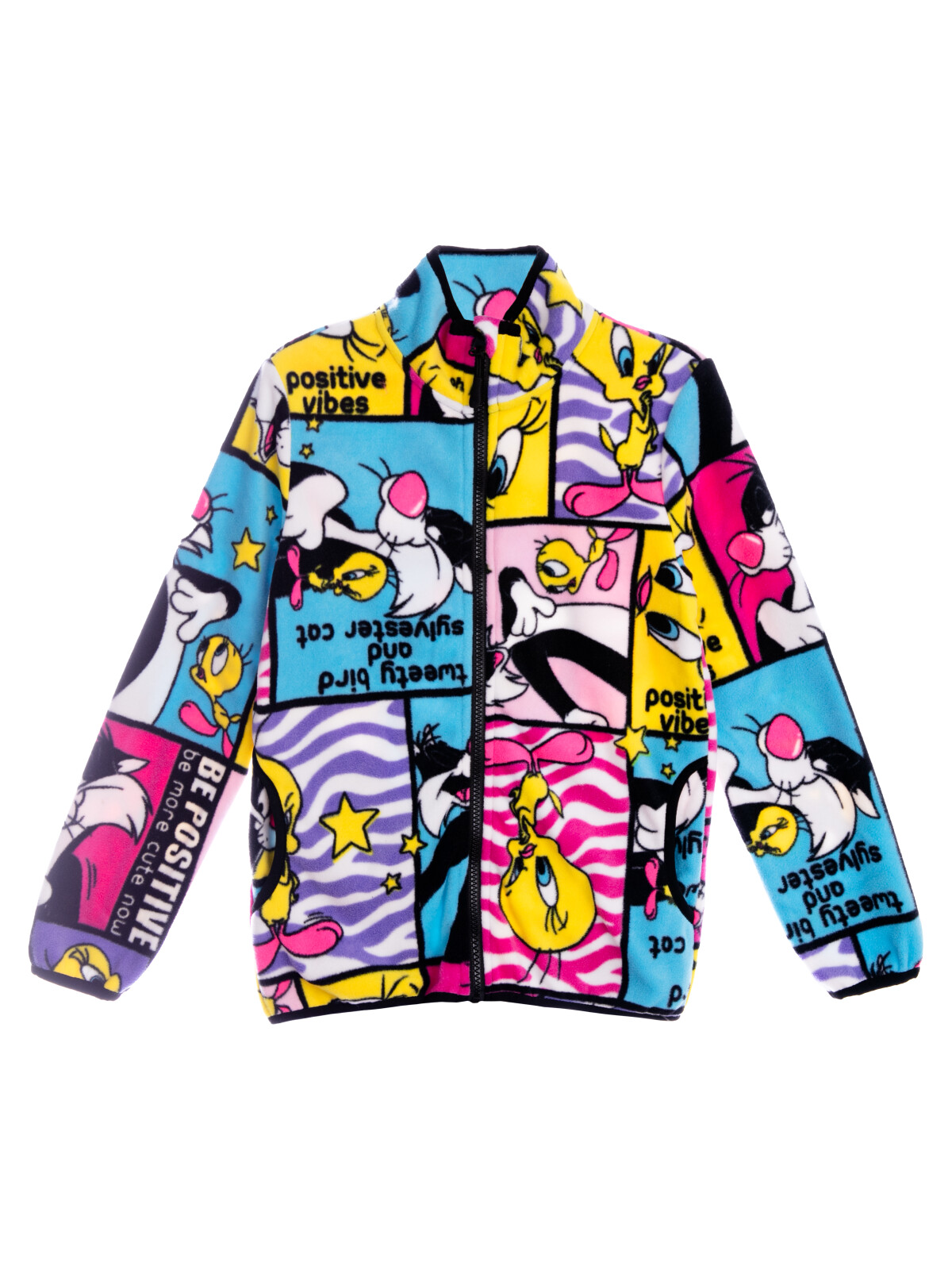 Куртка трикотажная для девочек PlayToday, цветной, 146