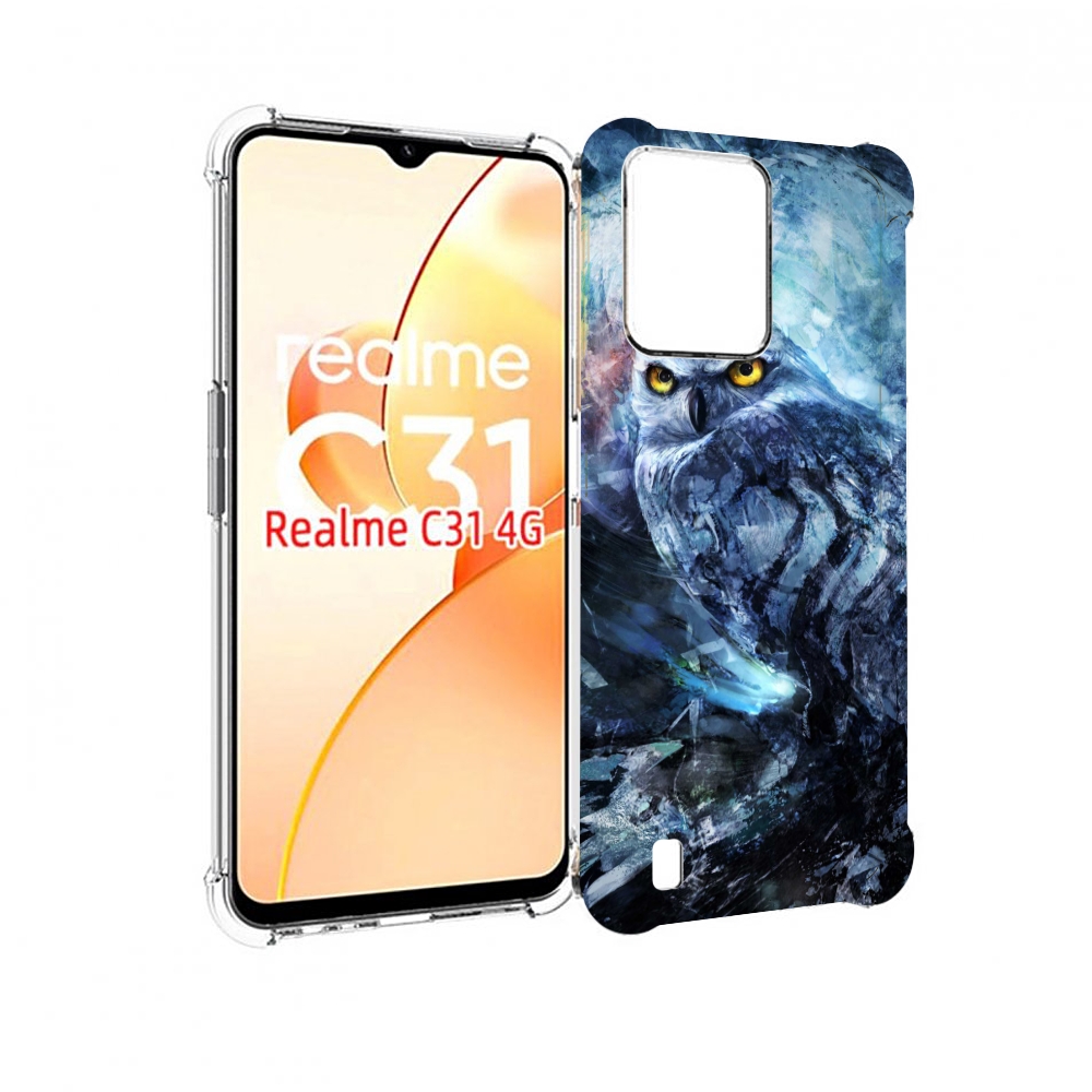 

Чехол MyPads замороженная-сова для OPPO Realme C31, Прозрачный, Tocco