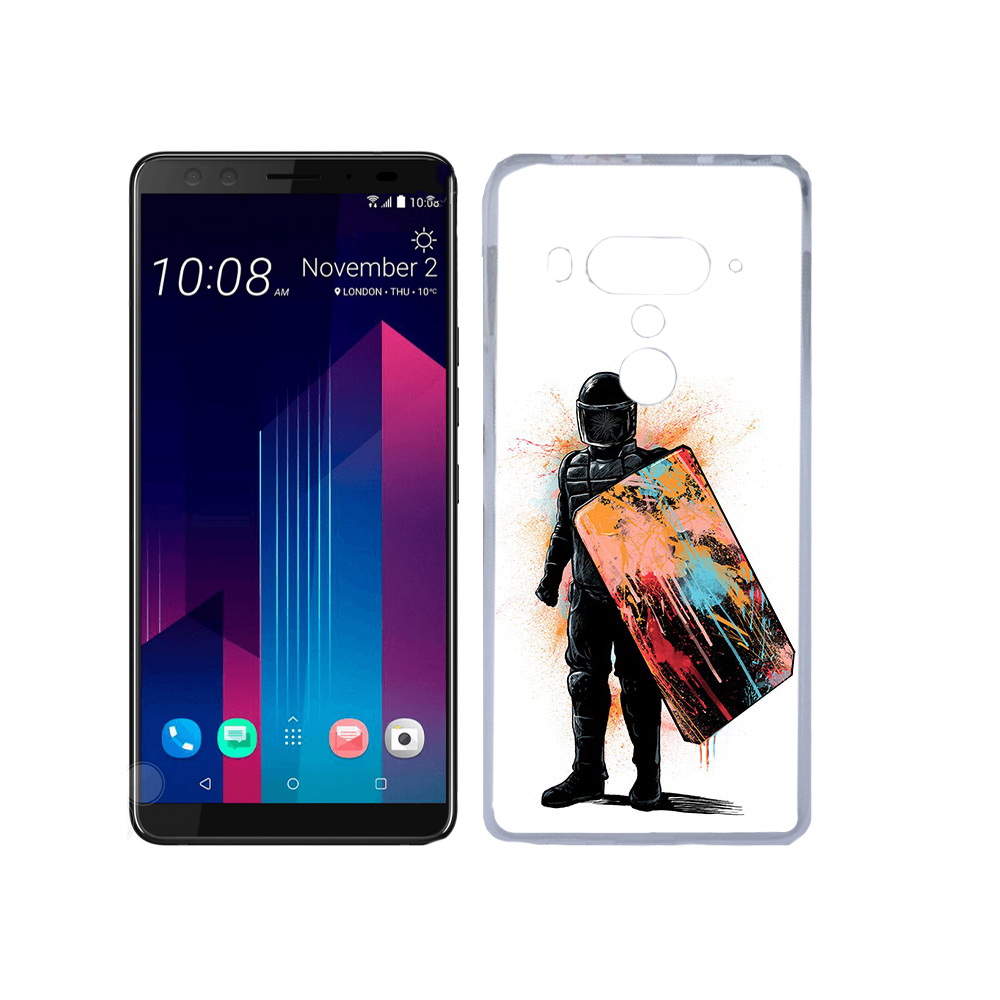 

Чехол MyPads Tocco для HTC U12+ солдат с красочным щитом, Прозрачный, Tocco