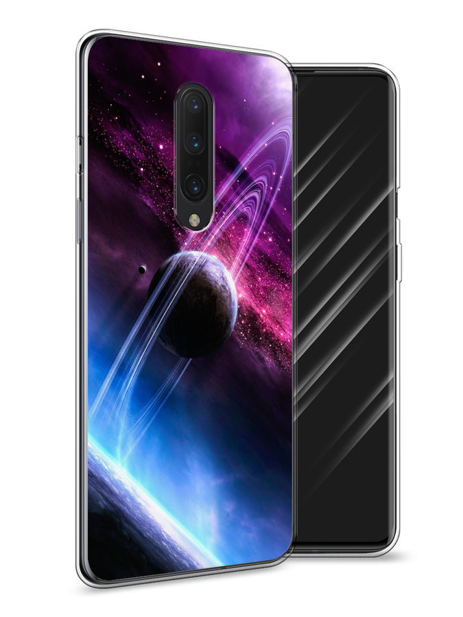 

Чехол Awog на OnePlus 8 / ВанПлас 8 "Космос 17", Черный;фиолетовый, 151250-4