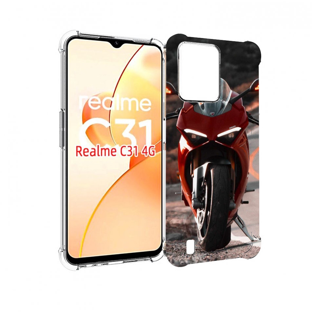 Чехол MyPads дукати мотоцикл для OPPO Realme C31