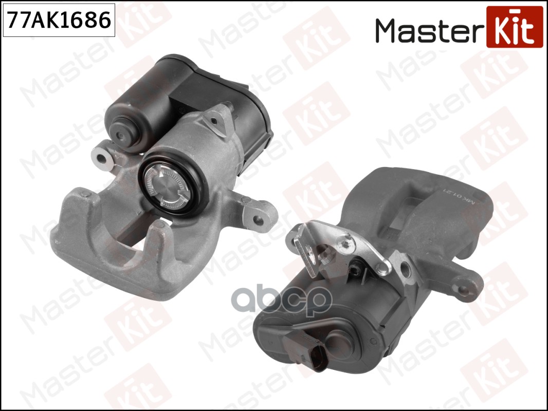 

77Ak1686 Тормозной Суппорт Зад. Лев. Volkswagen Passat (3C2) 2005 - 2010 MasterKit 77ak168