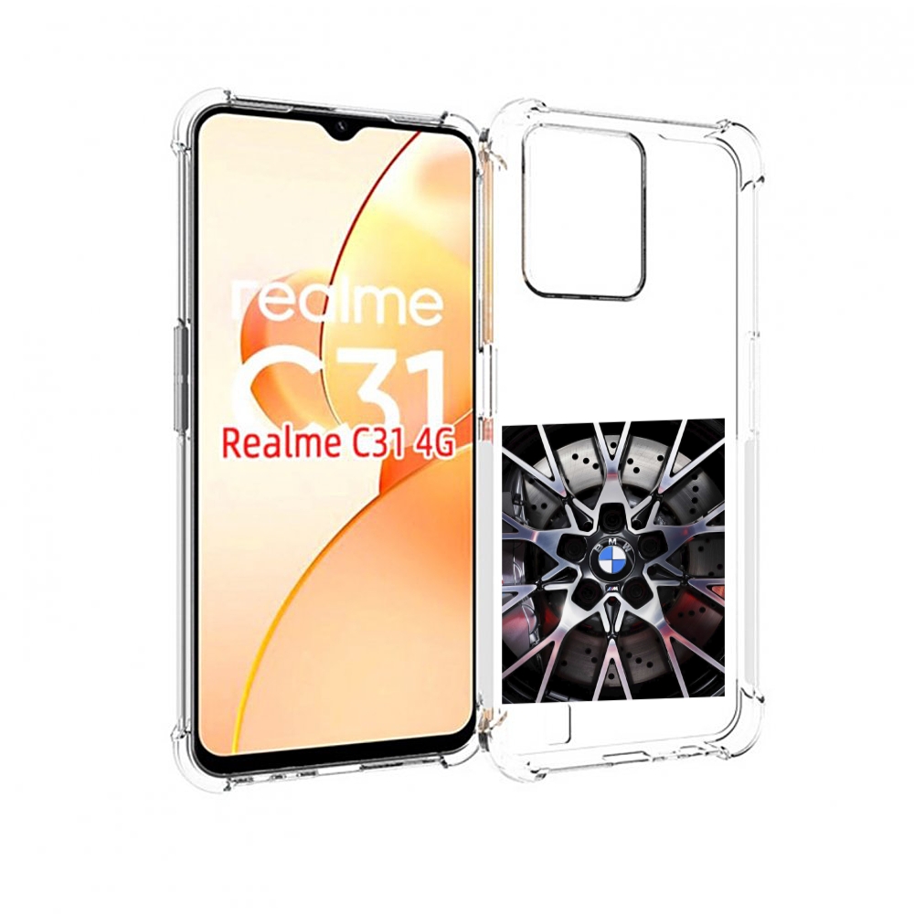 Чехол MyPads диск бмв мужской для OPPO Realme C31