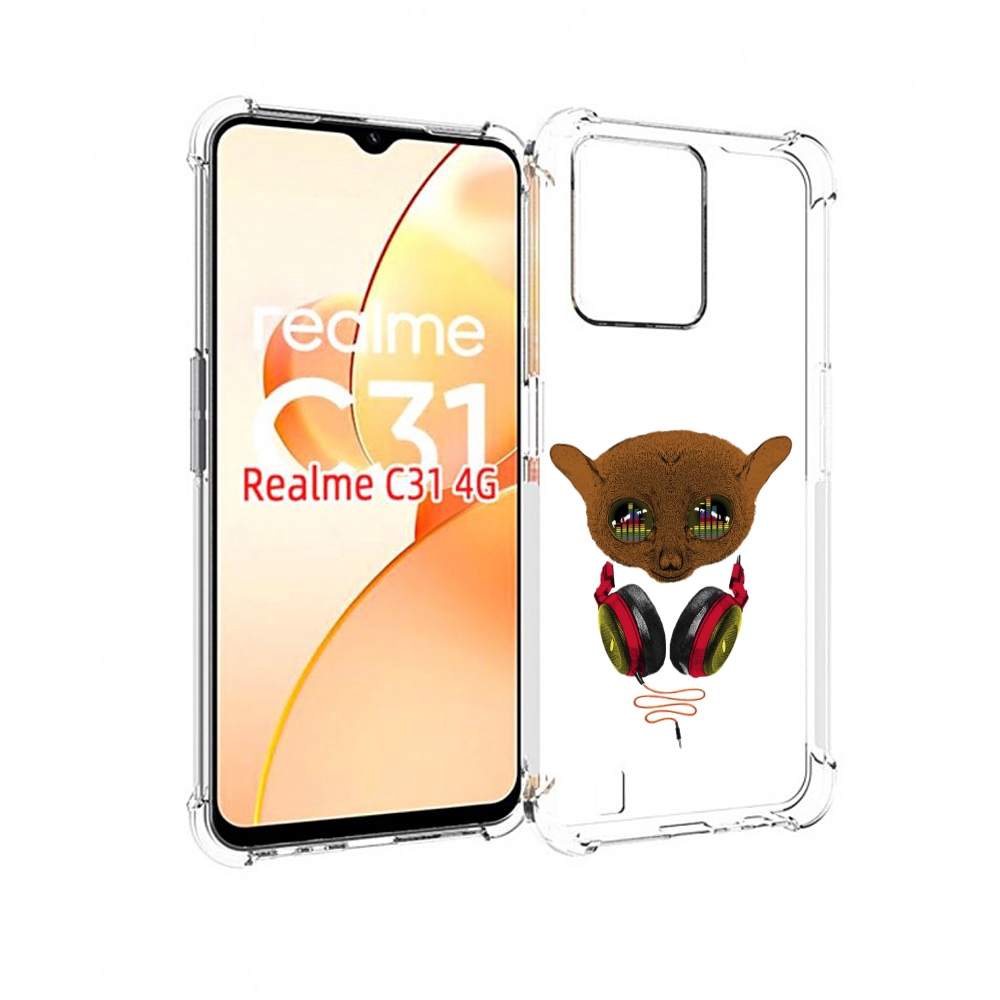 

Чехол MyPads диджей для OPPO Realme C31, Прозрачный, Tocco