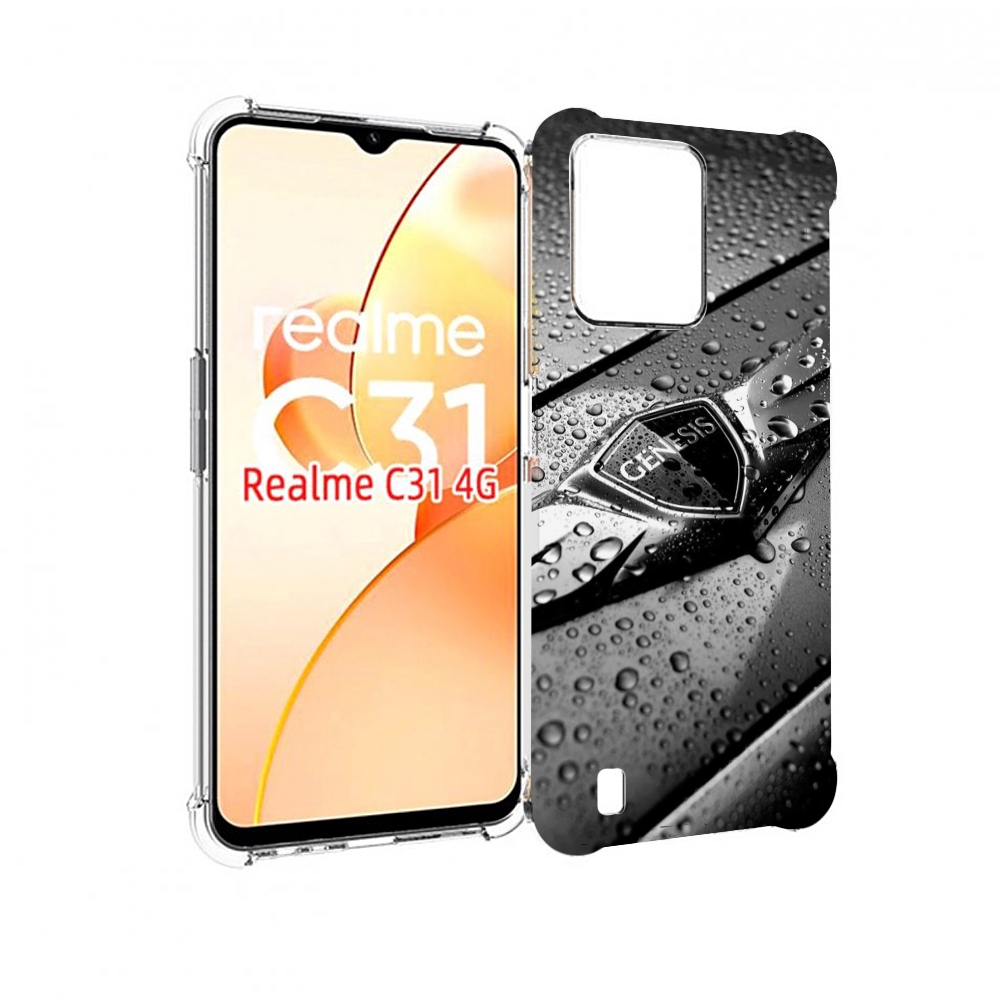 

Чехол MyPads genesis 2 мужской для OPPO Realme C31, Прозрачный, Tocco