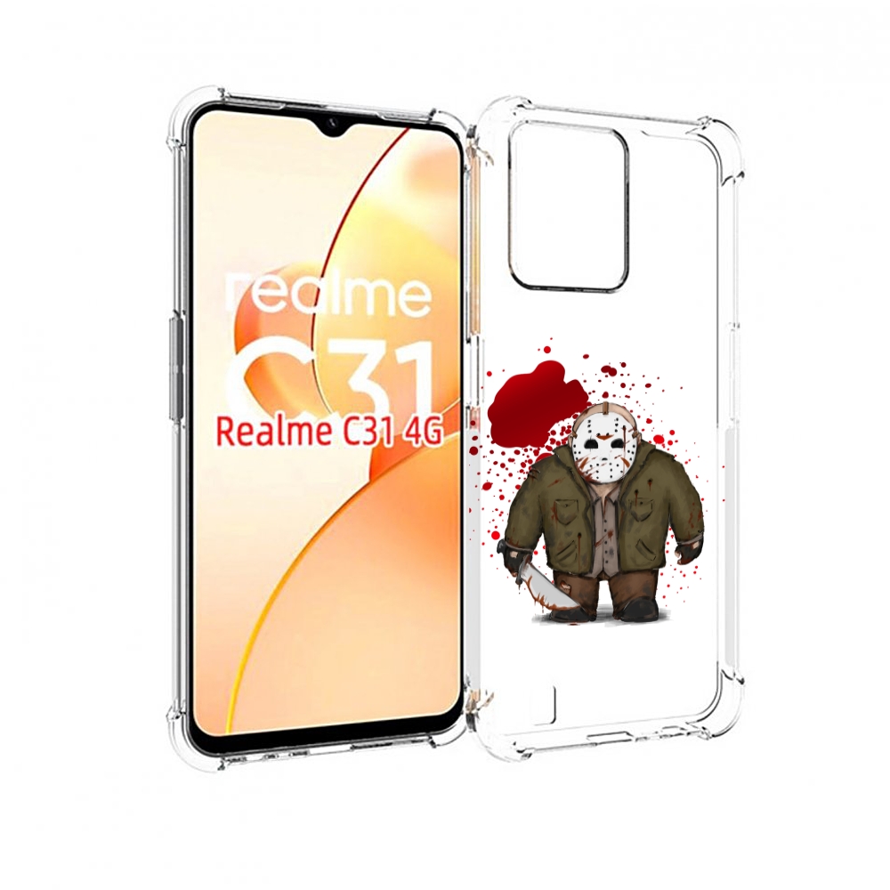 

Чехол MyPads джейсон для OPPO Realme C31, Прозрачный, Tocco