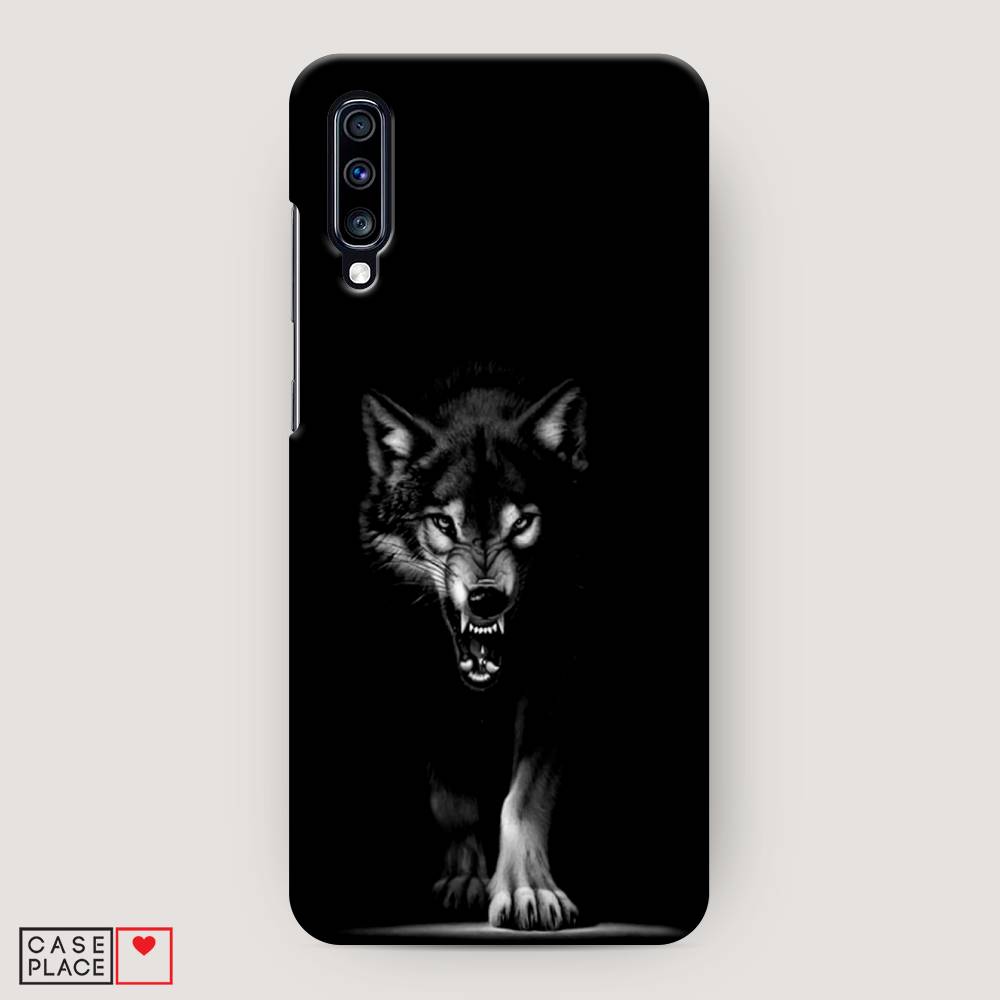 

Пластиковый чехол "Волк выходит из ночи" на Samsung Galaxy A70, 28120-1