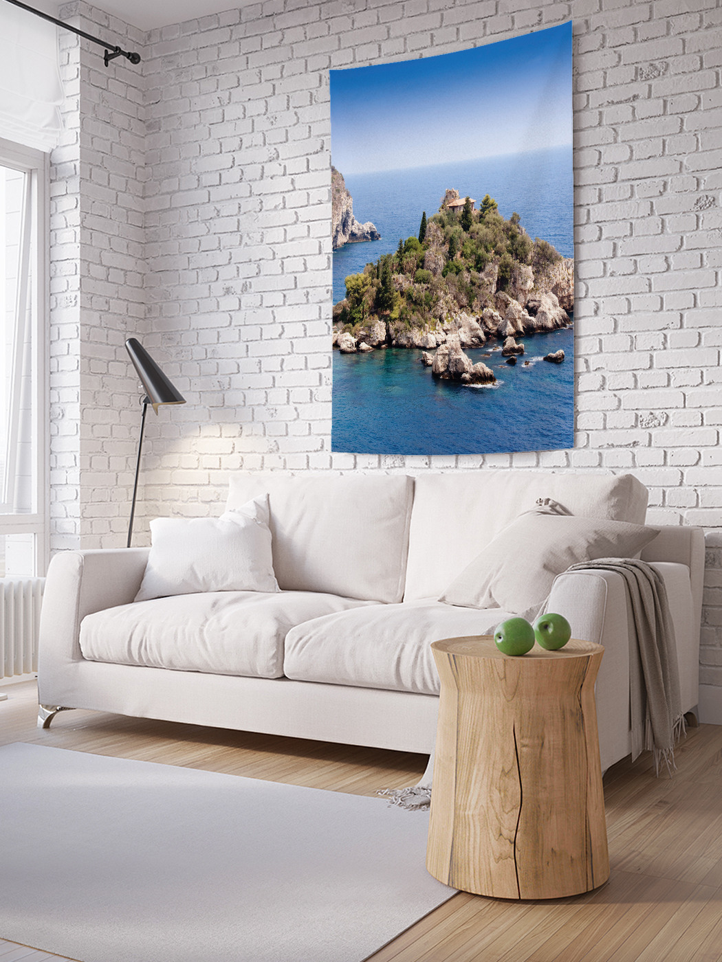 

Вертикальное фотопанно на стену JoyArty Остров Сицилия 100x150 см, Остров Сицилия
