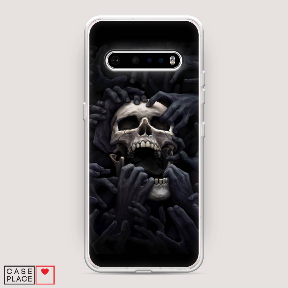 

Чехол Awog на LG V60 ThinQ 5G "Череп 29", Черный;серый, 84250-9