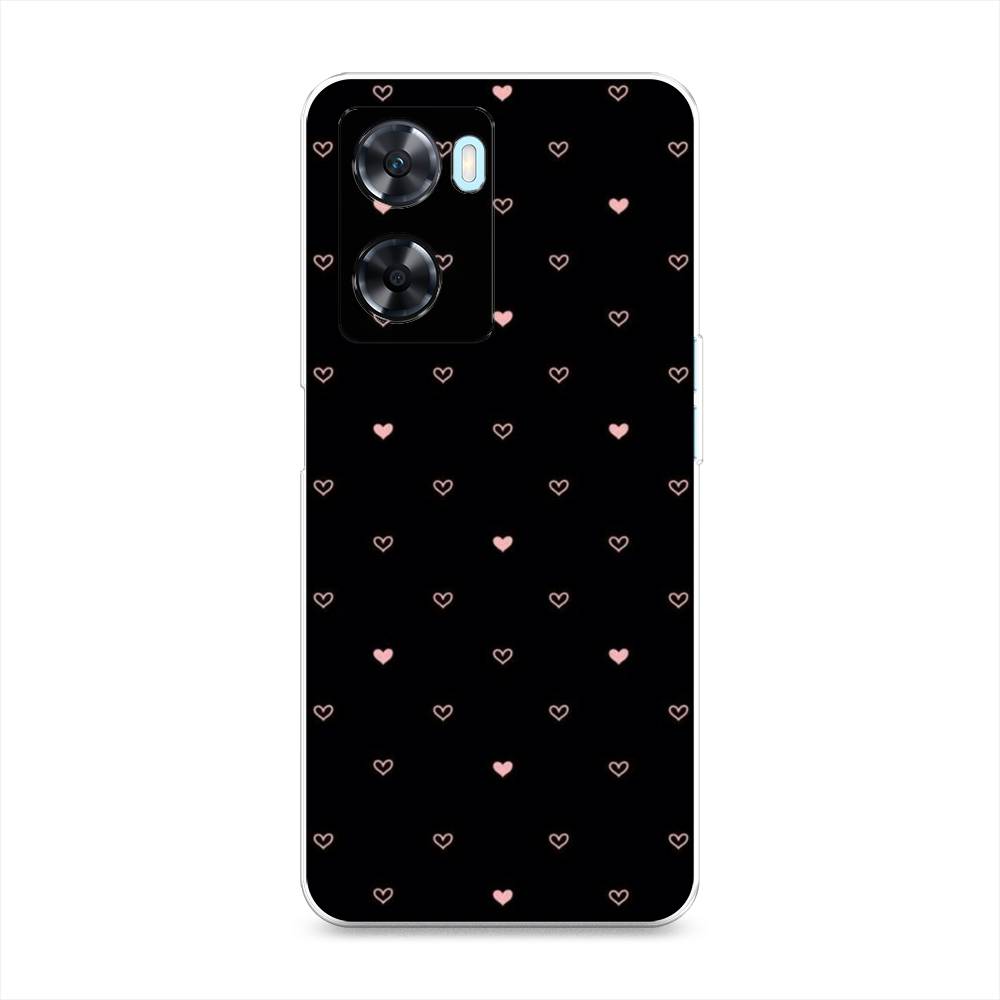 

Чехол Awog на OnePlus Nord N20 SE "Черный фон и сердечки", Розовый;серый;черный, 153450-3