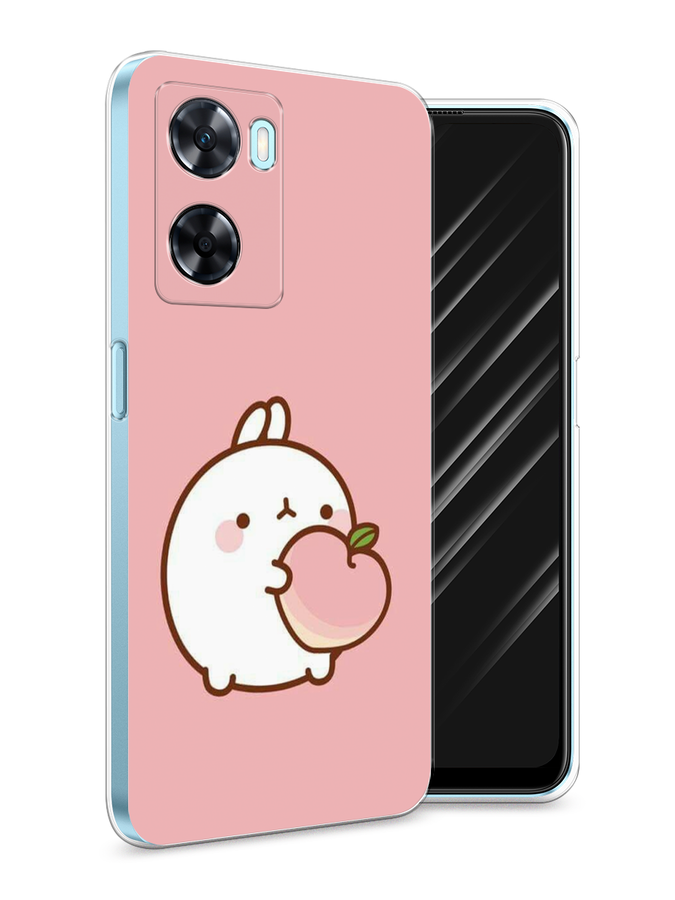 

Чехол Awog на OnePlus Nord N20 SE "Кролик с персиком", Розовый;бежевый, 153450-1