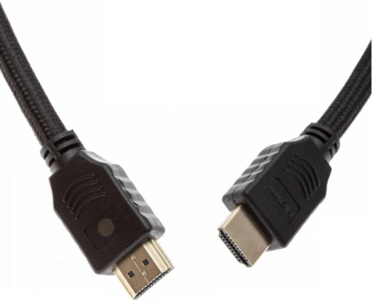 

Кабель аудио-видео Cactus CS-HDMI.2-3, HDMI m - HDMI m , ver 2.0, 3м, GOLD, черный, Кабель аудио-видео Cactus CS-HDMI.2-3, HDMI (m) - HDMI (m) , ver 2.0, 3м, GOLD, черный
