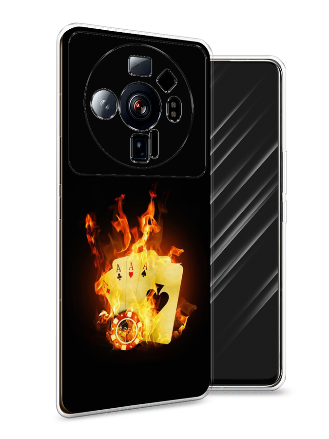 

Чехол Awog на Xiaomi 12S Ultra "Горящие карты", Разноцветный, 314550-9