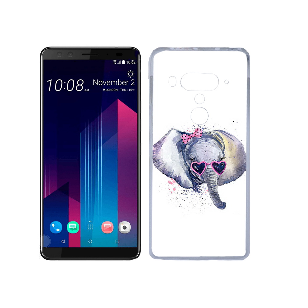 

Чехол MyPads Tocco для HTC U12+ слоник в очках, Прозрачный, Tocco