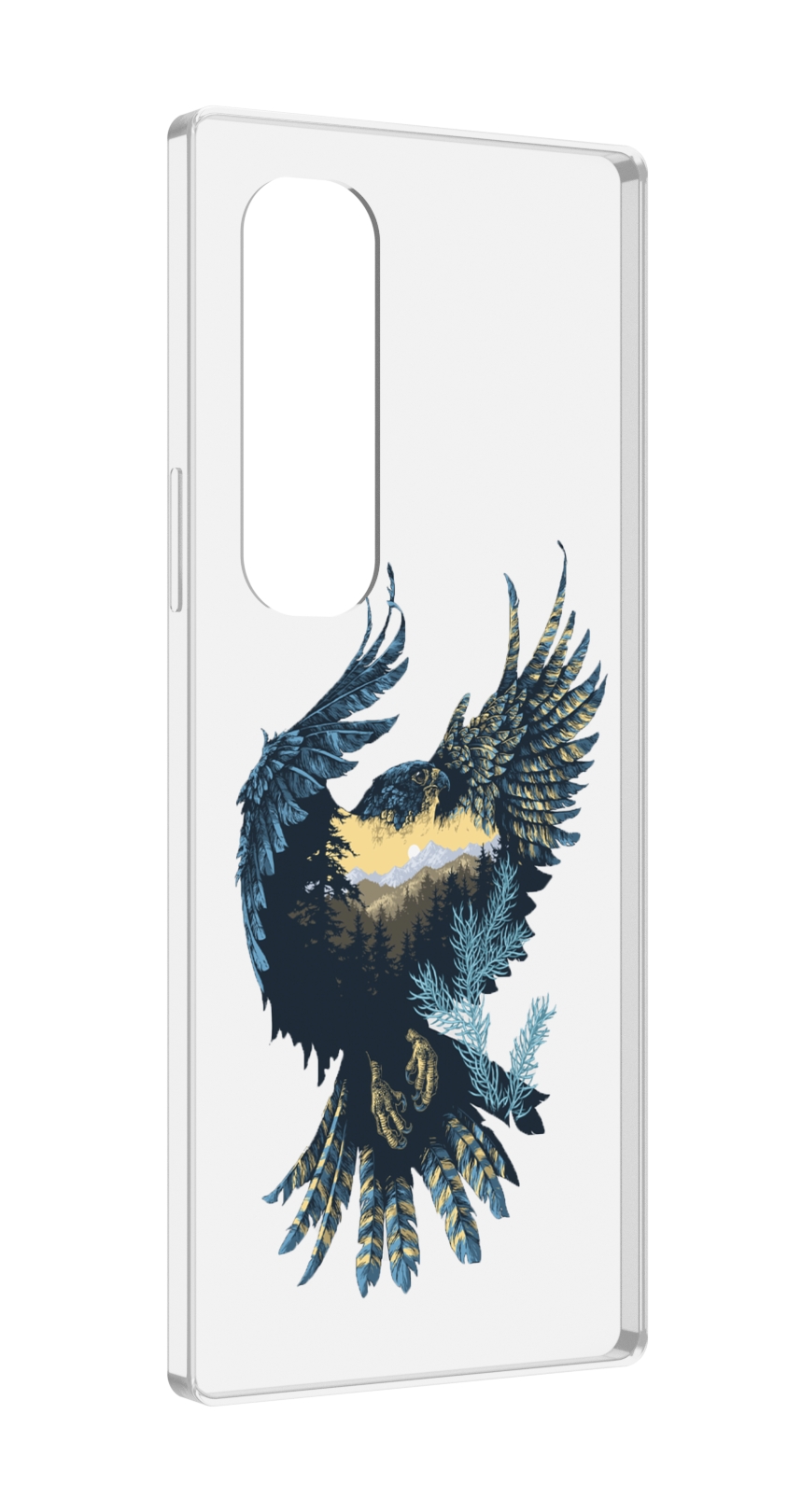 

Чехол MyPads мирок в соколе для Samsung Galaxy Z Fold 4 (SM-F936), Прозрачный, Tocco